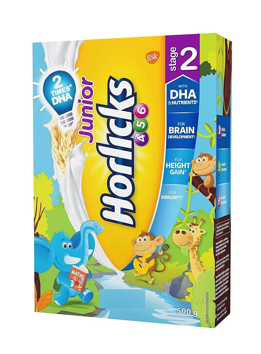 Junior Horlicks Stage 2 (4-6 years) - Vanilla Flavour, 500 g-1.webp